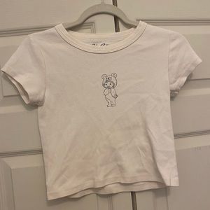 Brandy Melville John Galt Beary Cute T-Shirt
